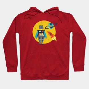 Retro Robots Hoodie